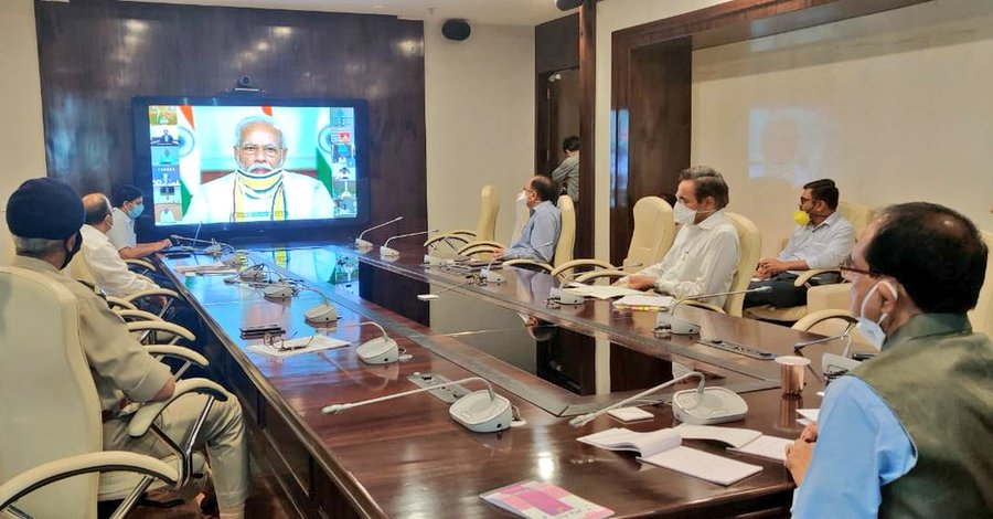 Coronavirus, Lockdown, Prime Minister, PM, Narendra Modi, BJP, NDA, 5th Video Conference, Meeting, Chief Minister, India, National News