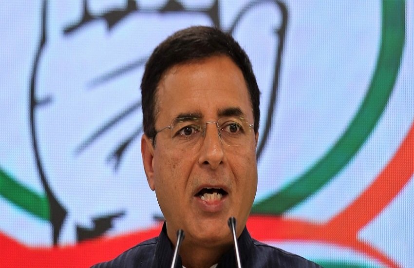 कांग्रेस के राष्ट्रीय प्रवक्ता रणदीप सुरजेवाला। (file)