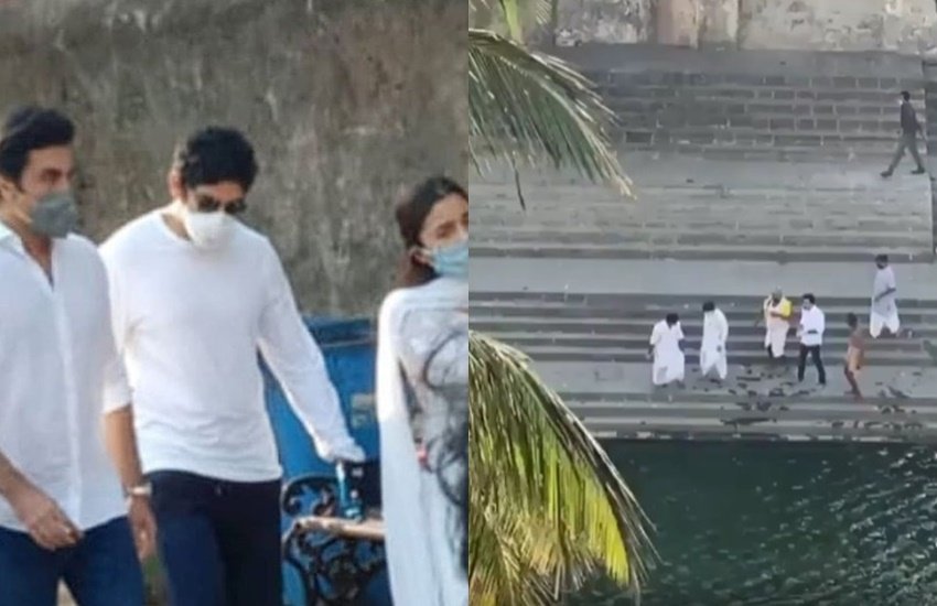 Rishi Kapoor, Rishi Kapoor Death, Rishi Kapoor Ashes, Rishi Kapoor Dies, Rishi Kapoor Ashes Immersed In Banganga, Rishi Kapoor Ashes Immersed By Ranbir Kapoor, Ranbir Kapoor Mom Neetu Kapoor, Ranbir Kapoor and Girlfriend Alia BHatt , Ranbir Kapoor Denied Permission To Go To Haridwar, entertainment news, Bollywood news, television news, entertainment news,
