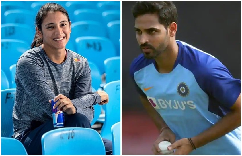 Smriti Mandhana and Bhuvneshwar Kumar 850