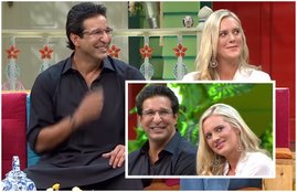 Wasim Akram and his wife 850