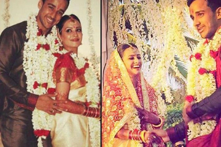 अनीत हसनंदानी ने दक्षिण भारतीय रीति रिवाज से शादी की थी। शादी में वह कांजीवरम साड़ी में काफी खूबसूरत लग रही थीं।