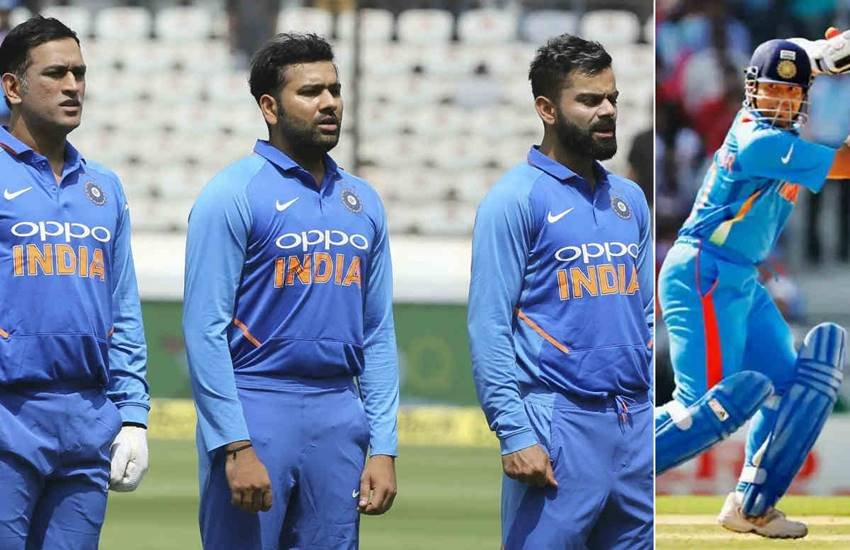 महेंद्र सिंह धोनी, रोहित शर्मा, विराट कोहली और सचिन तेंदुलकर। (सोर्स -सोशल मीडिया)