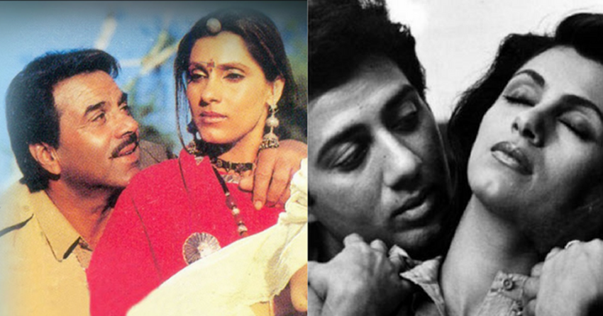 डिंपल कपाड़िया ने धर्मेंद्र और सनी देओल के दोनों के साथ भी स्क्रीन पर जोड़ी बनाई है।