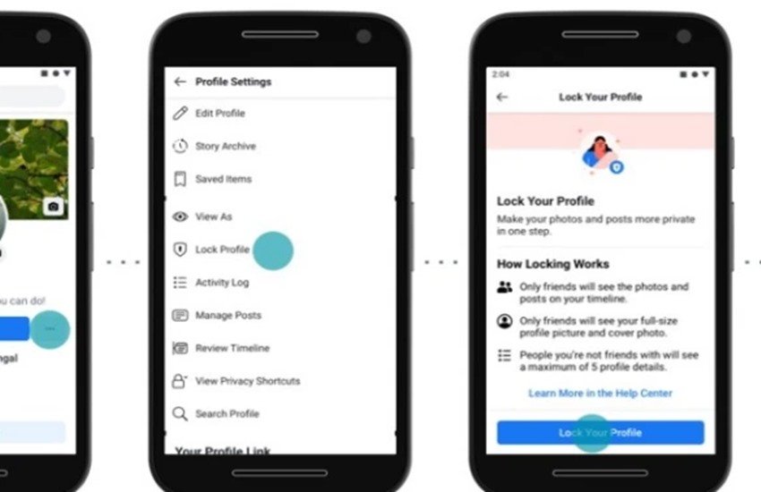 how to lock facebook profile: ऐसे करें ऐनेबल