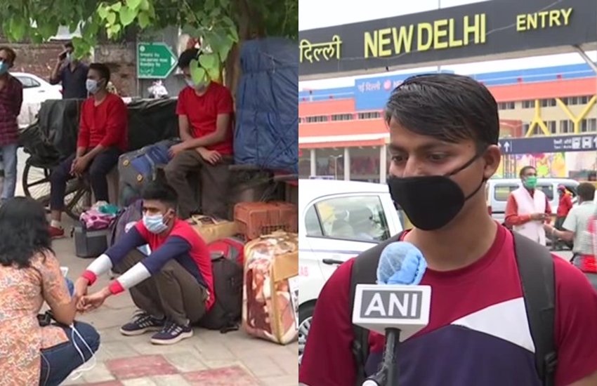 पटना जाने वाला एक यात्री रात 2 बजे अपने घर से स्टेशन के लिए निकाल गया। (pc - ANI)