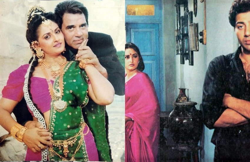 जया प्रदा और धर्मेंद्र की जोड़ी कई फिल्मों में नजर आई। धर्मेंद्र के बाद जया प्रदा की जोड़ी उनके बेटे सनी देओल के साथ भी बनी। जया जबरदस्त और वीरता में सनी के साथ भी रोमांस करती नजर आईं।