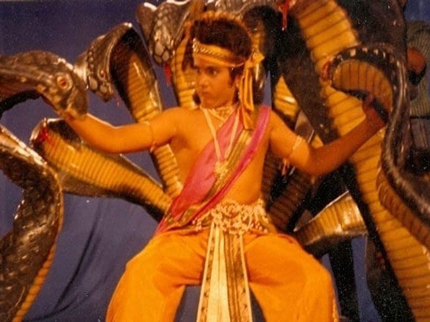 कृष्ण का वह स्वरूप जिसने यमुना में कालिया नाग के घमंड को चूर-चूर किया था वह किरदार अशोक कुमार बालकृष्णन ने ही निभाया था।