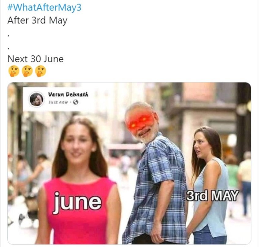 माना जा रहा है कि लॉकडाउन की अवधि को और आगे बढ़ाया जा सकता है।