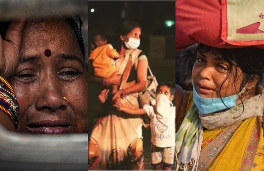 कोरोना वायरस के कारण हुए देशव्यापी लॉकडाउन के करीब 2 महीने बाद भी प्रवासी मजदूरों और गरीबों का पलायन बदस्तूज जारी है। सरकार की तरफ से इन लोगों के लिए श्रमिक स्पेशल ट्रेनों के संचालन के बावजूद भी स्थिति ऐसी बनी है कि ये लाचार पैदल ही अपने घरों का रुख किए हुए हैं। मई की तपती दुपहरी की चिलचिलाती धूप में आंखों में आंसूं और कंधे पर बच्चों का बोझ लिए मजदूरों औऱ गरीबों के पलायन की ढरों हृदय विदारक कहानियां सामने आई हैं।