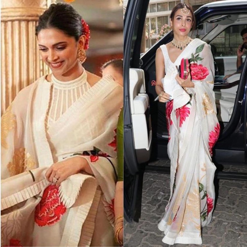 दीपिका की ये साड़ी काफी चर्ची में रही थी। दीपिका जैसी साड़ी पहनने के लिए फैंस ने उनकी खूब खिंचाई की थी।