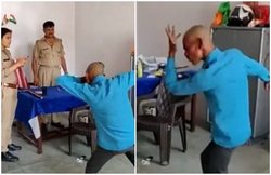 यूपी: युवक को थाने में सपना चौधरी के गाने पर नचवाया, वीडियो वायरल होने पर चौकी इंचार्ज पर हुई कार्रवाई