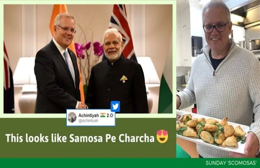 Coronavirus in India, covid-19, Australian Prime Minister, Australian Prime Minister Samosa, PM modi, Narendra modi, Indian ocean, australian pm tweet, pm modi samosa, india news, Hindi news, news in Hindi, latest news, today news in Hindi Coronavirus in India, covid-19, Australian Prime Minister, Australian Prime Minister Samosa, PM modi, Narendra modi, Indian ocean, australian pm tweet, pm modi samosa, india news, Hindi news, news in Hindi, latest news, today news in Hindi