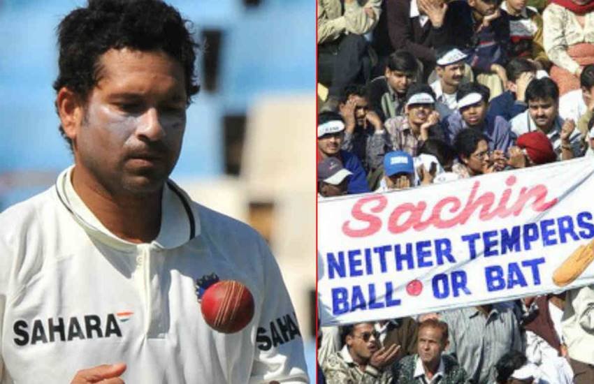 सचिन तेंदुलकर पर 2001 में बॉल टैंपरिंग का आरोप लगा था। (सोर्स- सोशल मीडिया)