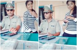यूपी: थाने में सपना चौधरी के गाने पर लड़की के साथ दारोगा का Tiktok वीडियो वायरल, जांच के आदेश जारी