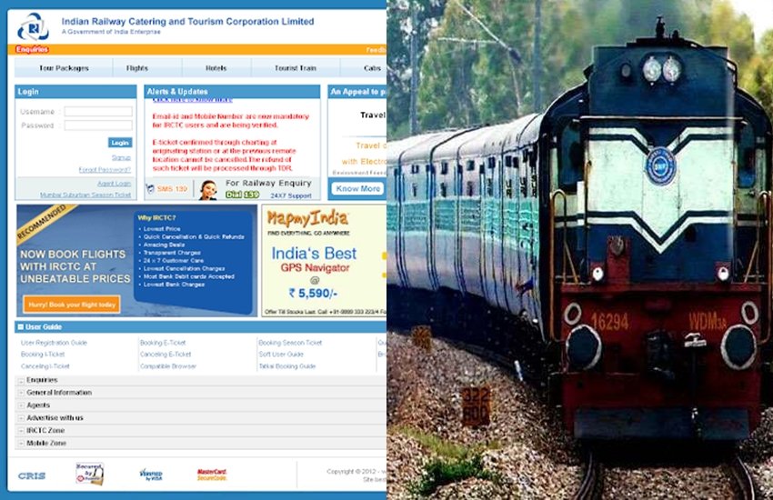 IRCTC Train Ticket Booking: हैवी ट्रैफिक के कारण आईआरसीटीसी की वैबसाइट में दिक्कत आ रही है।