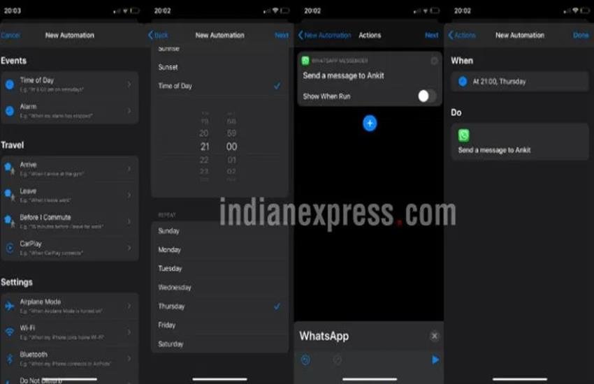 how to schedule whatsapp messages