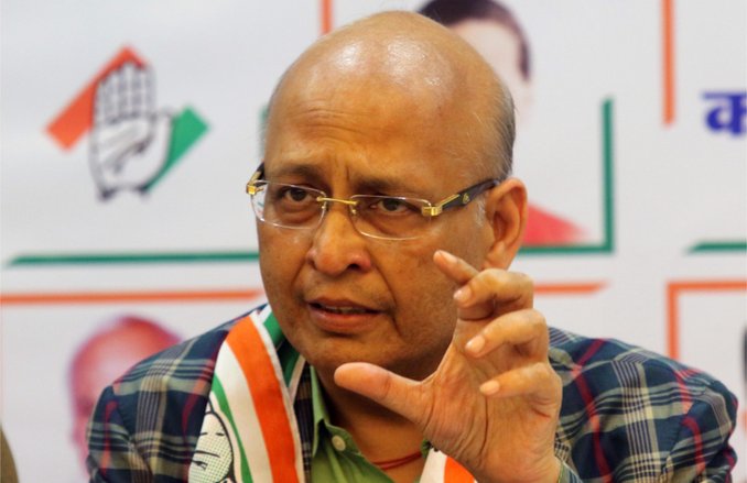 Congress नेता अभिषेक मनु सिंघवी कोरोना संक्रमित, पता लगते ही हुए होम क्वारंटीन, पत्नी भी निकलीं पॉजिटिव