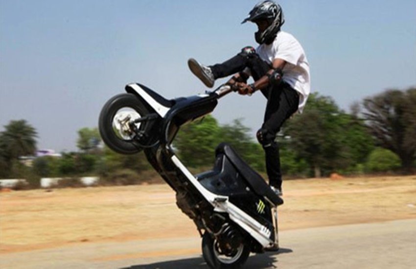 Bike stunt