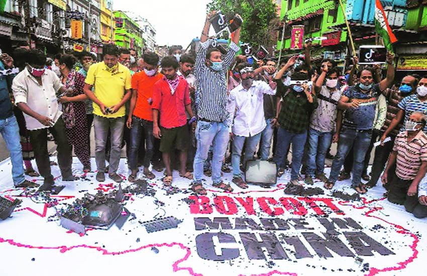 Chinese items, ban of Chinese products, agitation against Chinese products