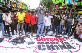 Chinese items, ban of Chinese products, agitation against Chinese products
