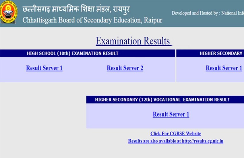 cgbse, cgbse result, cgbse.net,