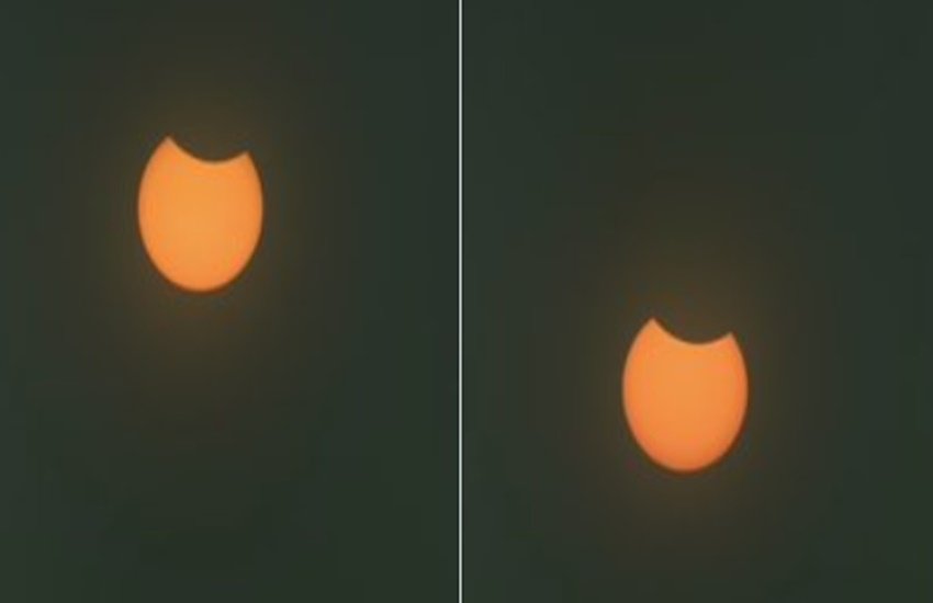 surya grahan, surya grahan 2020, surya grahan 2020 photos, solar eclipse gujarat