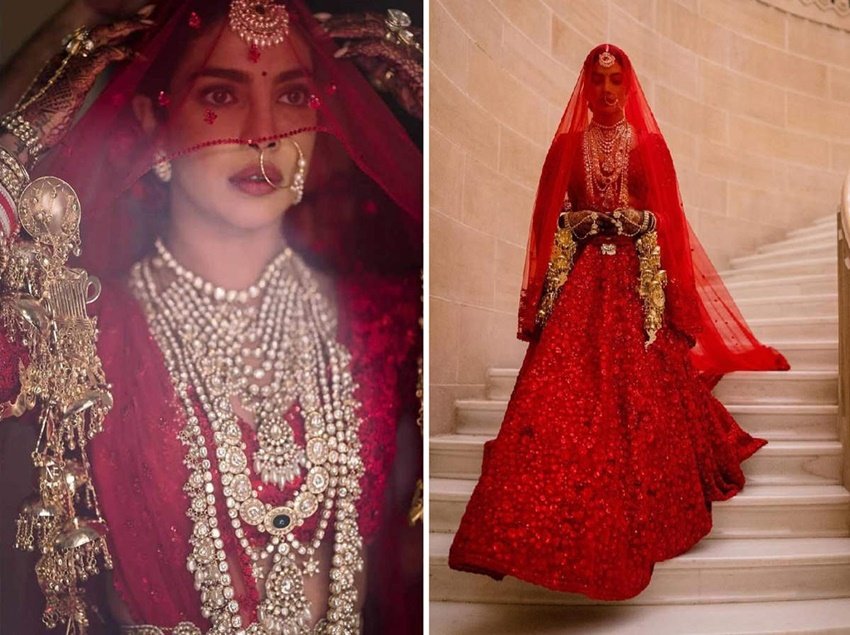 बता दें कि प्रियंका चोपड़ा ने निक जोनस संग शादी के वक्त जो लहंगा पहना था वह काफी लोकप्रिय हुआ था। लड़कियों के बीच उस तरह के लहंगे की काफी डिमांड बढ़ी। पहलवान बबीता फोगाट ने भी उसी तरह का लहंगा अपनी शादी में पहना था।