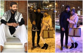 Irfan Pathan and his Wife 850