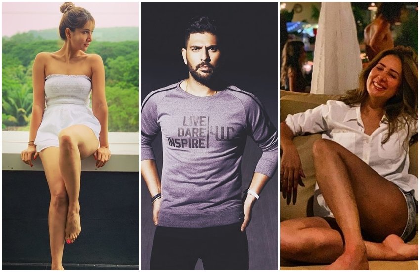Kim Sharma And yuvraj singh 850