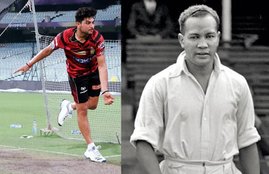 Kuldeep Yadav and Ellis Achong