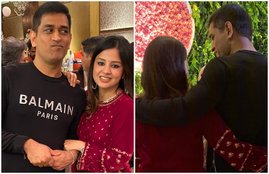 MS Dhoni and Sakshi Dhoni 850