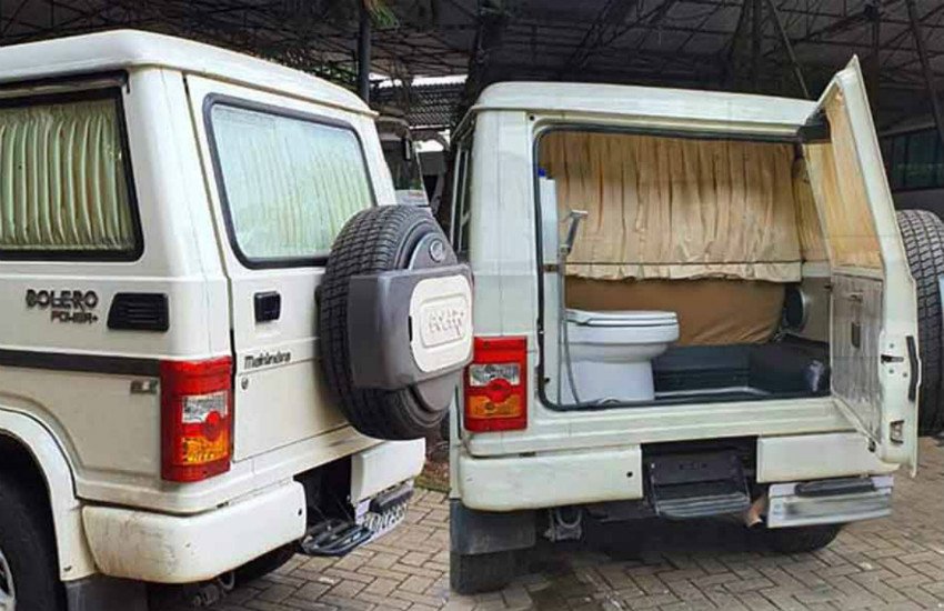 Mahindra Bolero With Toilet, Anand Mahindra