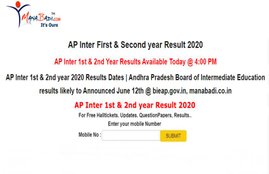 ap intermediate results 2020, ap inter results 2020, inter results 2020, manabadi results