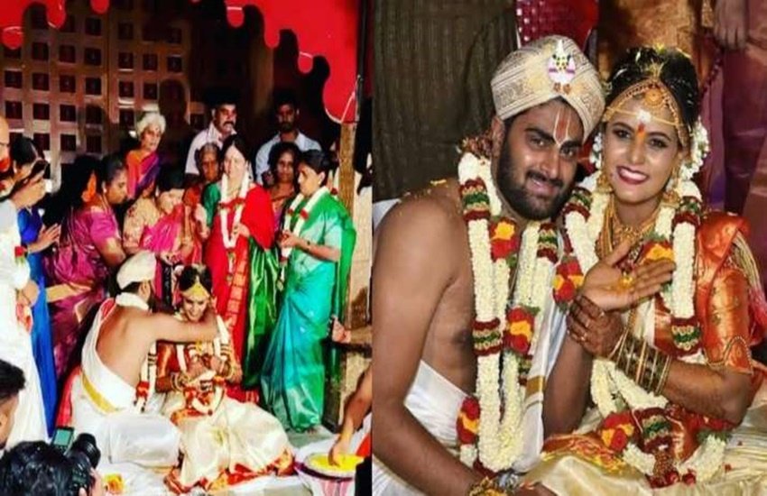 Mayuri Kayatre Wedding: साउथ फिल्म इंडस्ट्री की फेमस एक्ट्रेस मयूरी कयात्रे शादी के बंधन में बंध गईं। एक्ट्रेस ने शादी की कुछ तस्वीरें औऱ वीडियोज अपने फैंस के साथ सोशल मीडिया में शेयर की हैं। मयूरी की शादी शुक्रवार 12 जून को हुई। मयूरी ने अपने बॉयफ्रेंड अरुण से शादी रचाई है। फैंस मयूरी को उनके इस खास दिन की शुभकामनाएं दे रहे हैं।