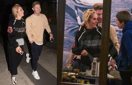 Michael Clarke and Pip Edwards