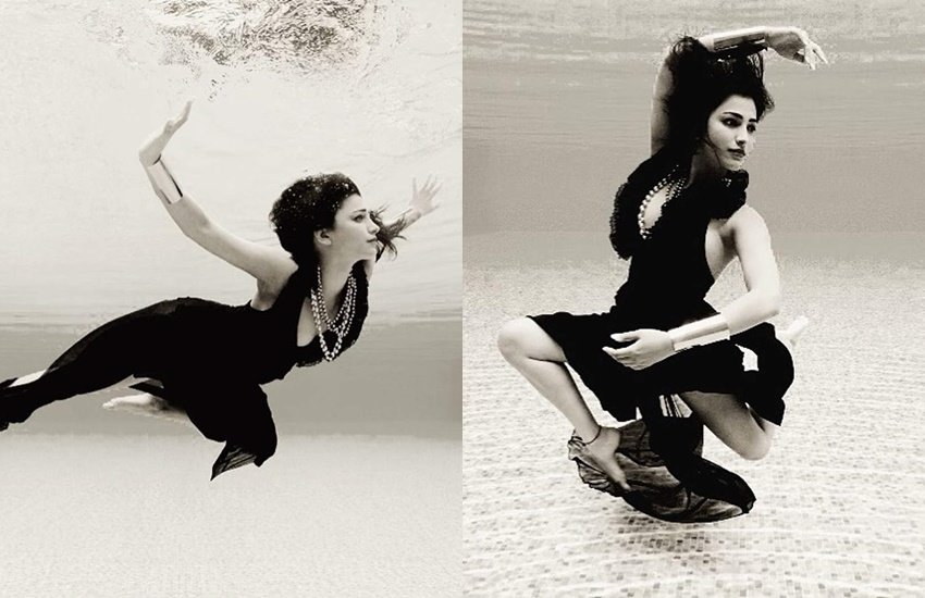 दिग्गज अभिनेता कमल हासन और सारिका की बेटी एक्ट्रेस श्रुति हासन सोशल मीडिया में काफी एक्टिव रहता हैं। आए दिन वह फैंस के साथ अपनी तस्वीरें और वीडियोज शेयर करती रहती हैं। श्रुति के फैंस को उनकी हर अदा खूब पसंद आती है। एक बार फिर से श्रुति हासन ने अपनी कुछ तस्वीरों से सोशल मीडिया में हलचल बढ़ा दी है।