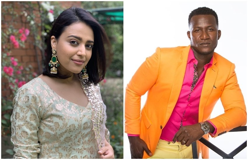 Swara Bhasker and darren sammy 850