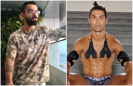 Virat Kohli instagram and cristiano 850