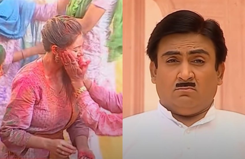 TMKOC: बबीता के रंग लगा रहे बका को देख चढ़ा जेठालाल का पारा