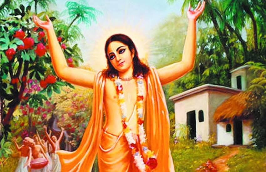 भगवान कृष्ण के अनन्य भक्त चैतन्य महाप्रभु।