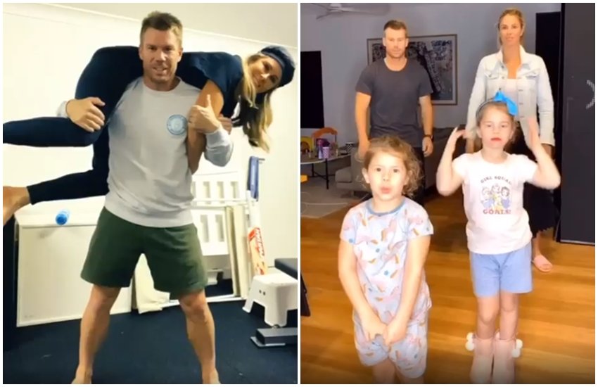 david warner family
