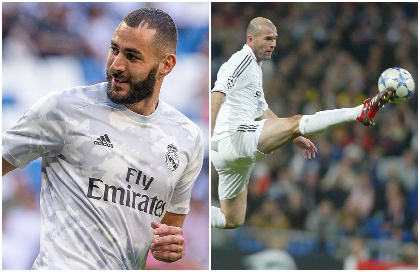 करीम बेंजेमा और जिनेडिन डिजान 