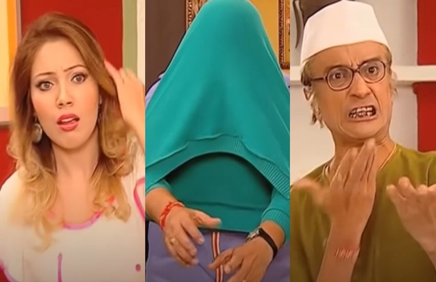 TMKOC:गले में स्वेटर फंसा कर घूम रहे जेठालाल को देख कर डर गई बबीता