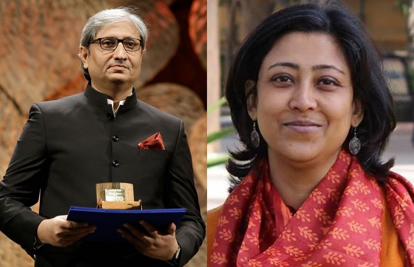 एनडीटीवी के पत्रकार औऱ मैग्सेसे अवार्ड विजेता रवीश कुमार की पत्नी का नाम नयना दास गुप्ता है। नयना दिल्ली विश्वविद्यालय के प्रतिष्ठित लेडी श्रीराम कॉलेज में इतिहास पढ़ाती हैं। <a href="https://www.jansatta.com/photos/picture-gallery/from-anjana-om-kashyap-to-rubika-liyaquat-top-popular-indian-anchors-and-their-husbands/1427030/">कोई IPS अफसर तो कोई सॉफ्टवेयर इंजीनियर, जानिए क्या करते हैं इन मशहूर न्यूज एंकर्स के पति</a>