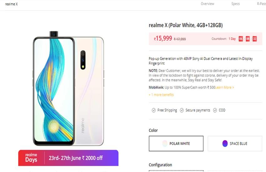 Realme Days Sale