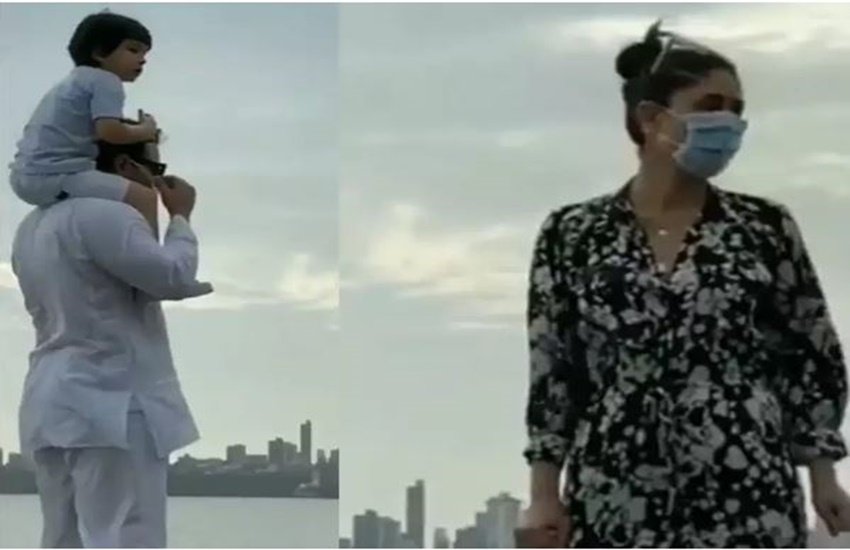 तैमूर संग मरीन ड्राइव पहुंचे थे सैफ-करीना, बगैर मास्क के देख पुलिस ने दी चेतावनी