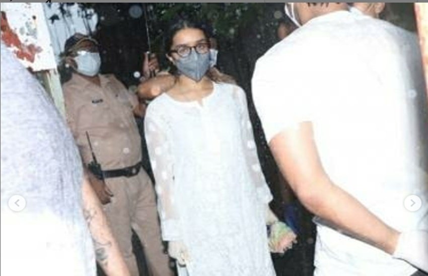 sushant singh rajput, shraddha kapoor, shraddha kapoor at sushant singh rajput funeral,