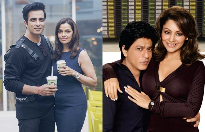 बॉलीवुड में तमाम ऐसे एक्टर्स हैं जिनकी जिंदगी में उनकी पत्नियों ने गुडलक के साथ एंट्री मारी। इन कलाकारों के शादी करते ही उनका फिल्मी करियर चल पड़ा। ऐसे सितारों की फेहरिस्त में सोनू सूद से शाहरुख खान जैसे बॉलीवुड के तमाम सुपरस्टार्स के नाम शामिल हैं। (All Photos: Social Media)