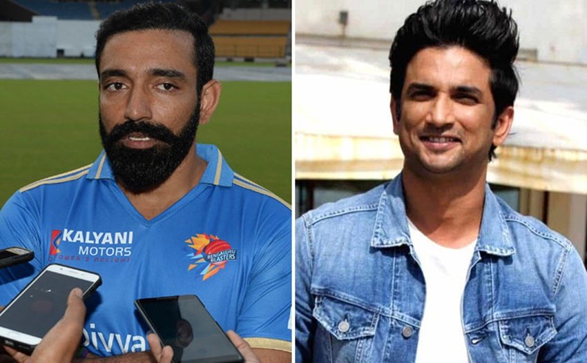 Sushant singh rajput, sushant singh rajput funeral,Robin Uthappa,